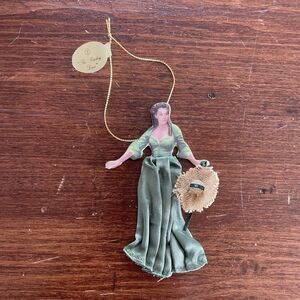 Scarlett O'Hara Ornament Bradford Exchange The Paisley Dress Gone with the Wind